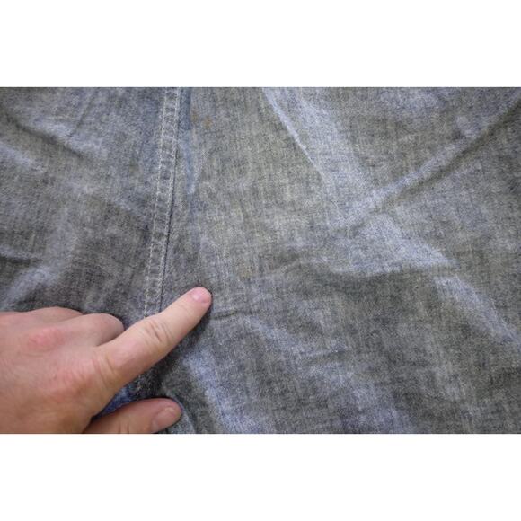 Lucky Brand Saturday Stretch Shorts Linen Blend Gray 9" INS Mens Size 38 - Picture 5 of 7